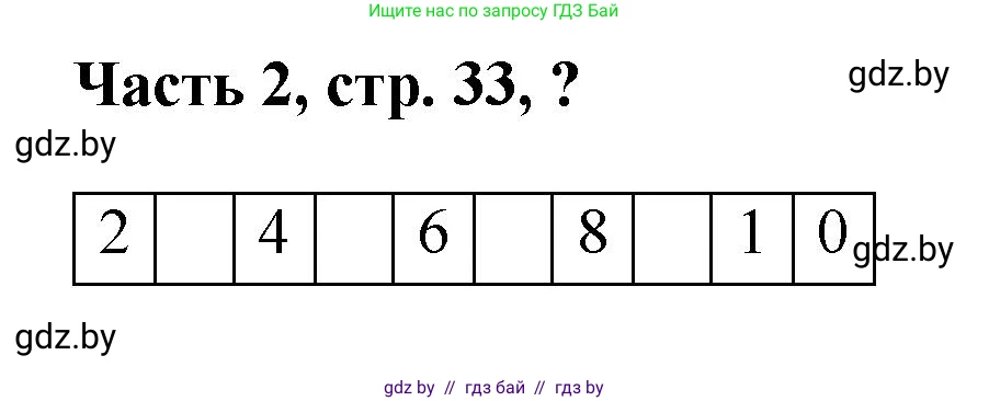 Математика, 1 класс Учебник, авторы: Муравьева Галина Леонидовна, Урбан Мария Анатольевна, издательство Академия образования, Минск, 2024, Часть 2, страница 33, Решение