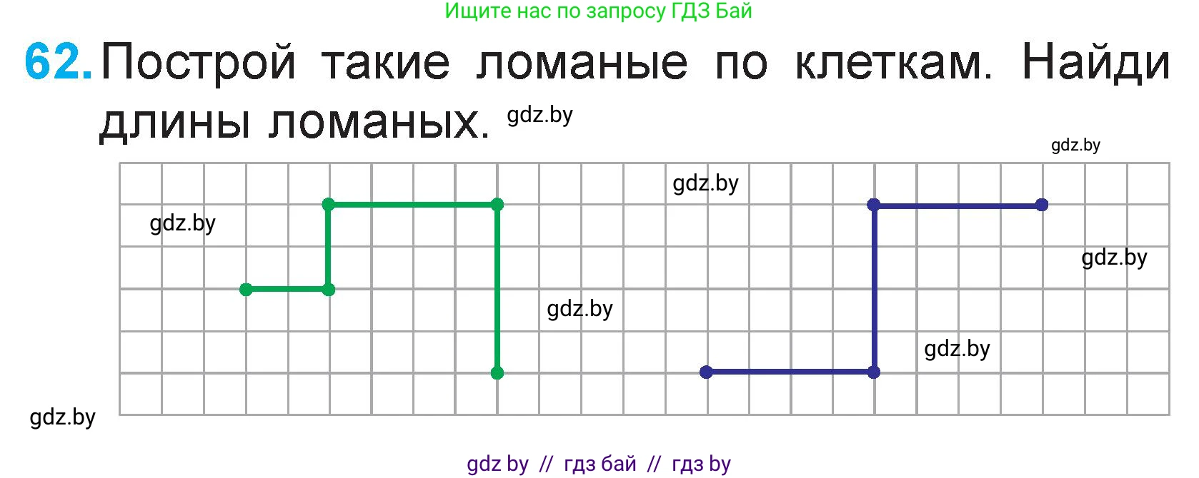 Математика, 2 класс Учебник, авторы: Муравьева Галина Леонидовна, Урбан Мария Анатольевна, издательство Академия образования, Минск, 2025, сиреневого цвета, Часть 2, страница 133, номер 62, Условие 2025