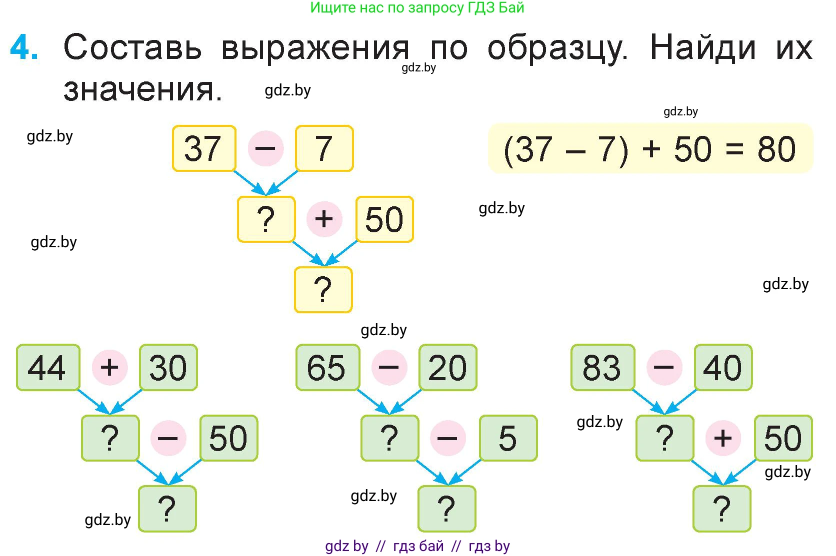 Математика, 2 класс Учебник, авторы: Муравьева Галина Леонидовна, Урбан Мария Анатольевна, издательство Академия образования, Минск, 2025, сиреневого цвета, Часть 2, страница 12, номер 4, Условие 2025