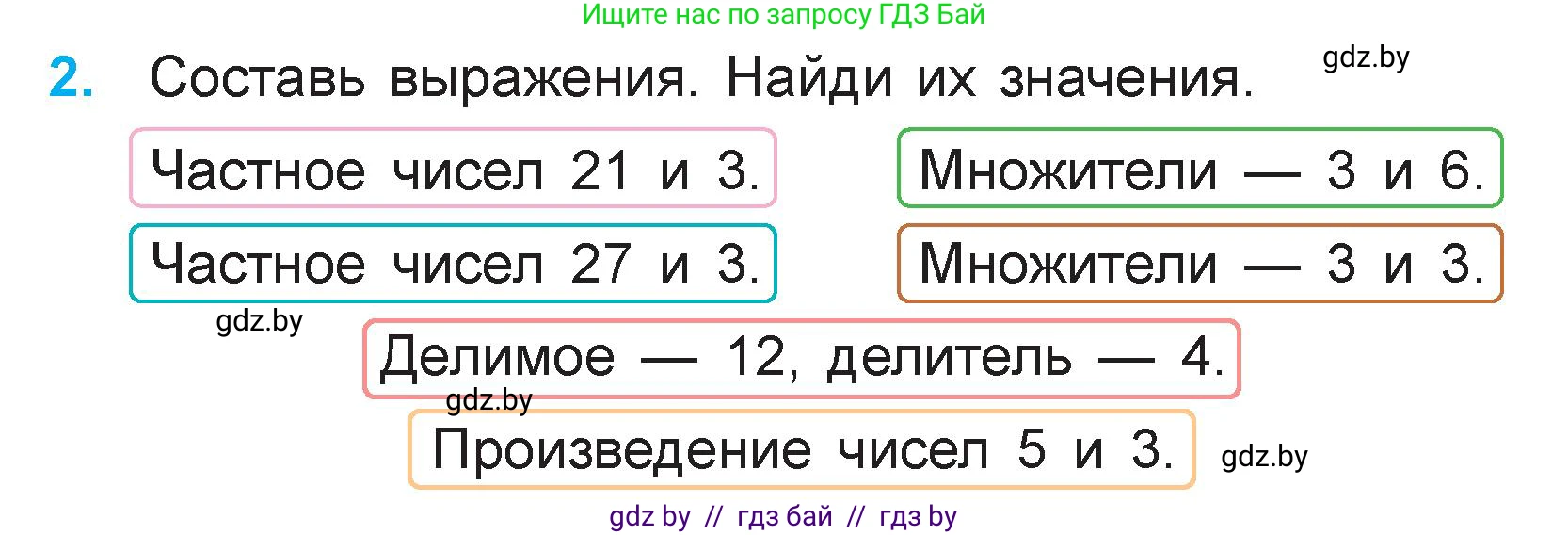 Математика, 3 класс Учебник, авторы: Муравьева Галина Леонидовна, Урбан Мария Анатольевна, издательство Академия образования, Минск, 2026, оранжевого цвета, страница 30, номер 2, Условие