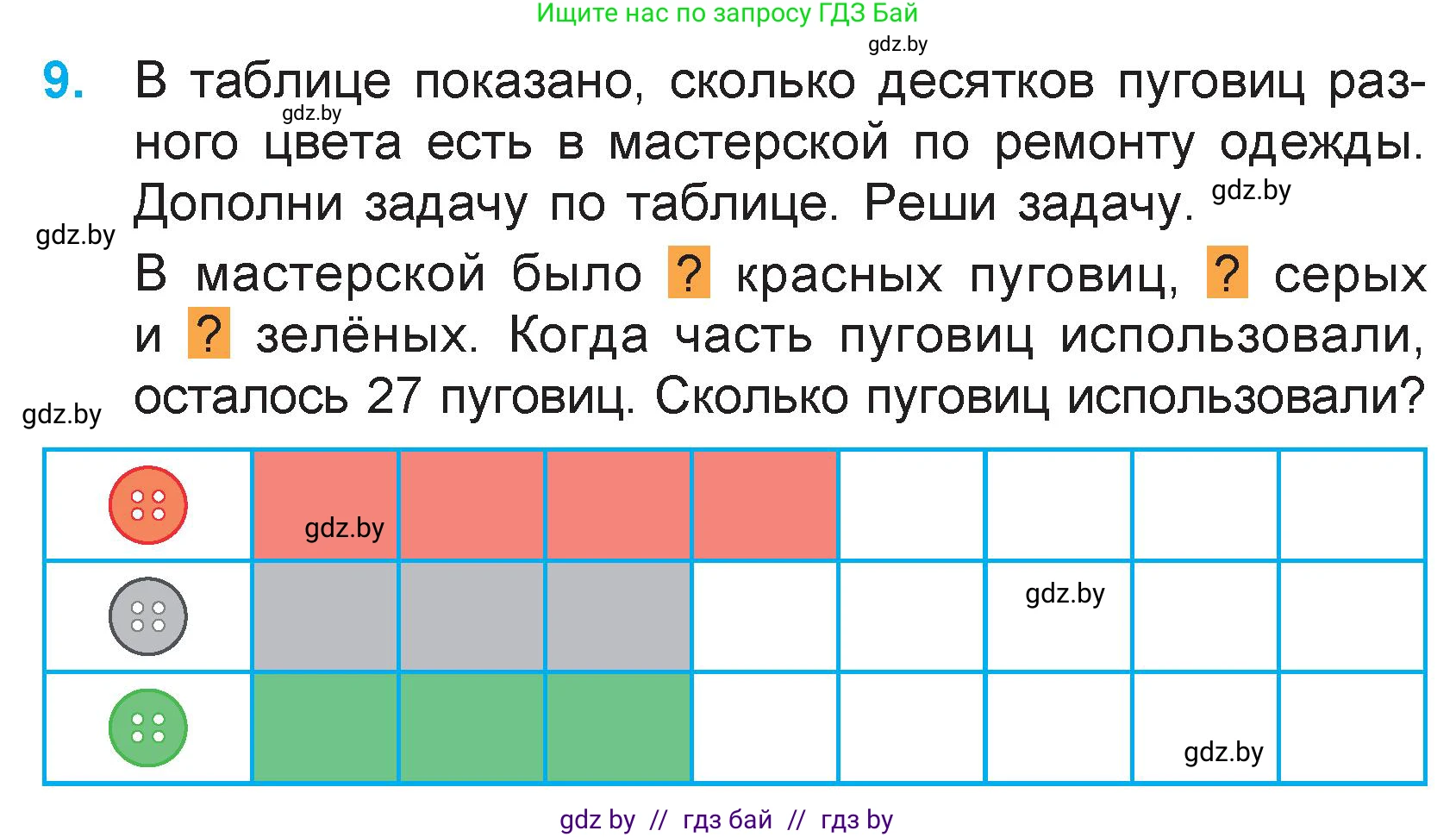 Математика, 3 класс Учебник, авторы: Муравьева Галина Леонидовна, Урбан Мария Анатольевна, издательство Академия образования, Минск, 2026, оранжевого цвета, страница 107, номер 9, Условие