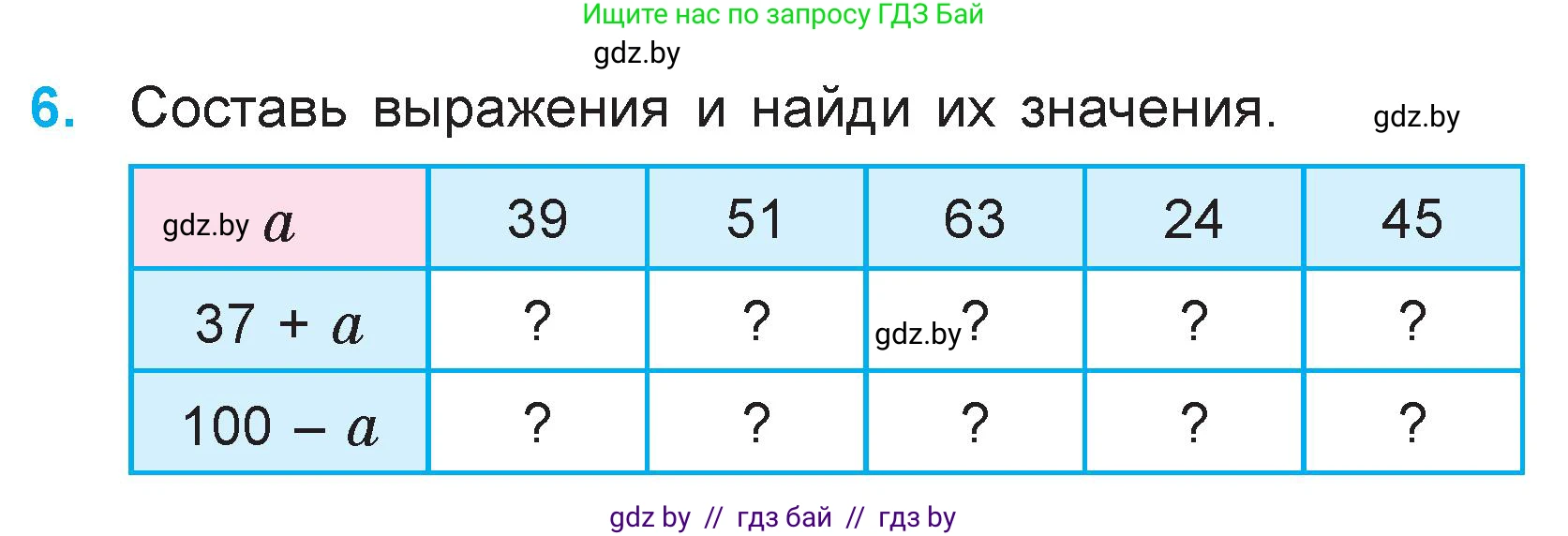 Математика, 3 класс Учебник, авторы: Муравьева Галина Леонидовна, Урбан Мария Анатольевна, издательство Национальный институт образования, Минск, 2021, оранжевого цвета, Часть 1, страница 64, номер 6, Условие