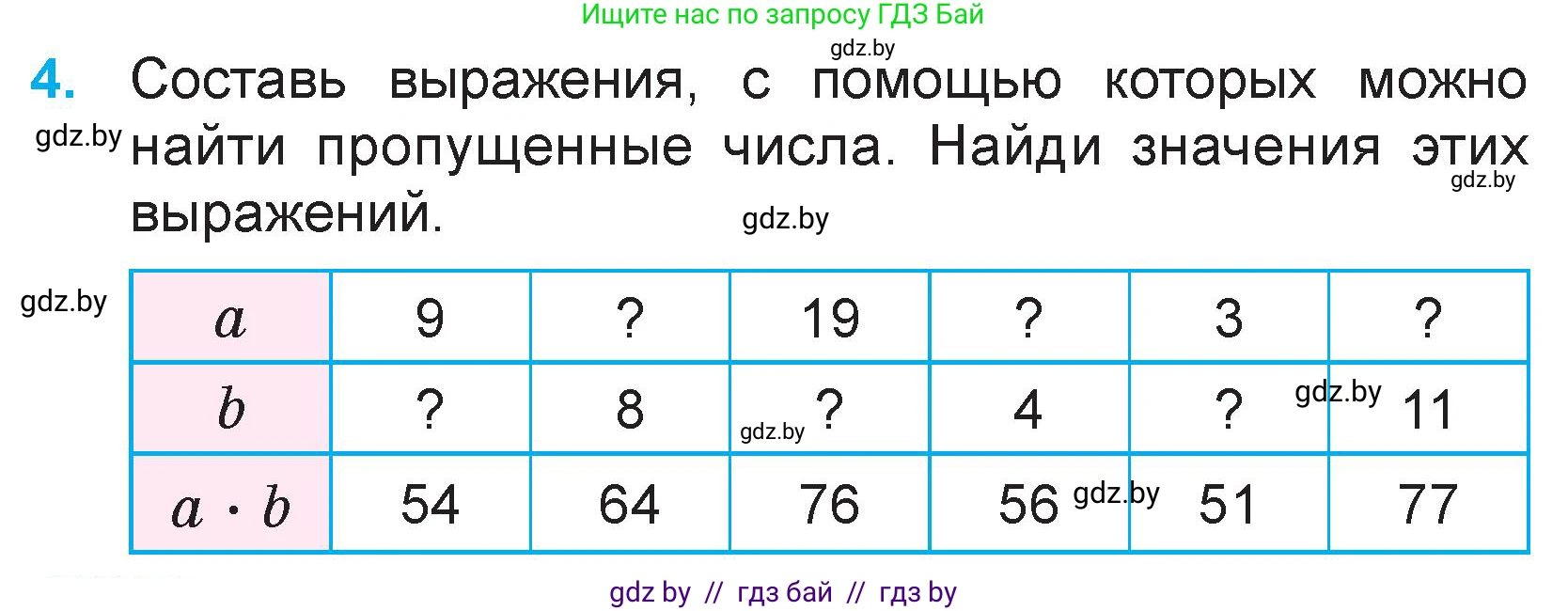 Математика, 3 класс Учебник, авторы: Муравьева Галина Леонидовна, Урбан Мария Анатольевна, издательство Национальный институт образования, Минск, 2021, оранжевого цвета, Часть 1, страница 134, номер 4, Условие