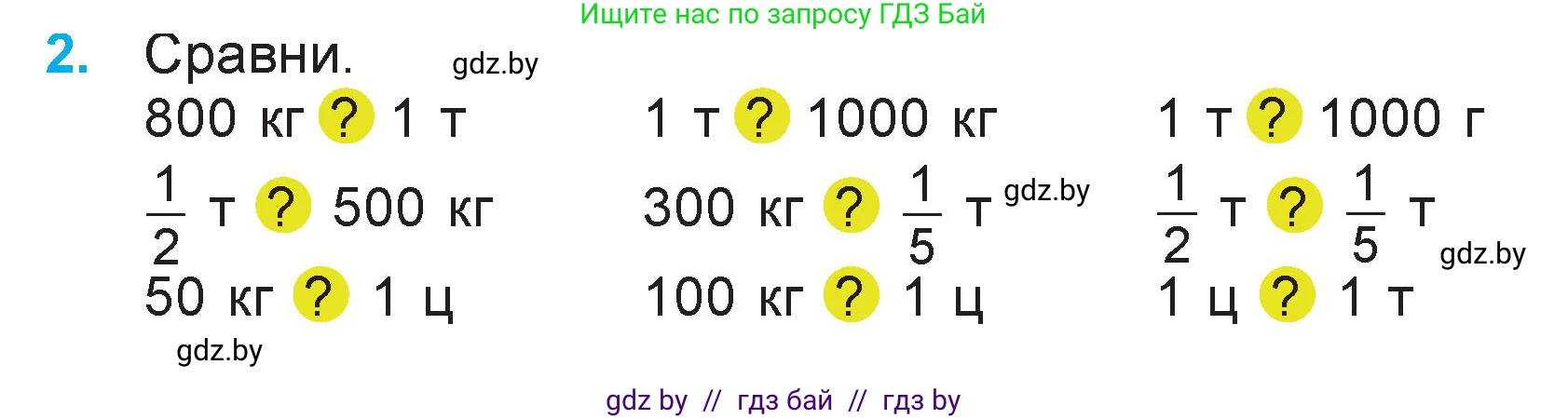 Математика, 3 класс Учебник, авторы: Муравьева Галина Леонидовна, Урбан Мария Анатольевна, издательство Национальный институт образования, Минск, 2021, оранжевого цвета, Часть 2, страница 72, номер 2, Условие