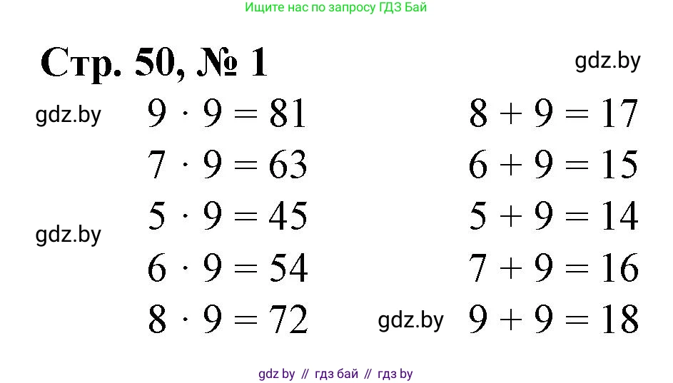 Математика, 3 класс Учебник, авторы: Муравьева Галина Леонидовна, Урбан Мария Анатольевна, издательство Национальный институт образования, Минск, 2021, оранжевого цвета, Часть 1, страница 50, номер 1, Решение 3