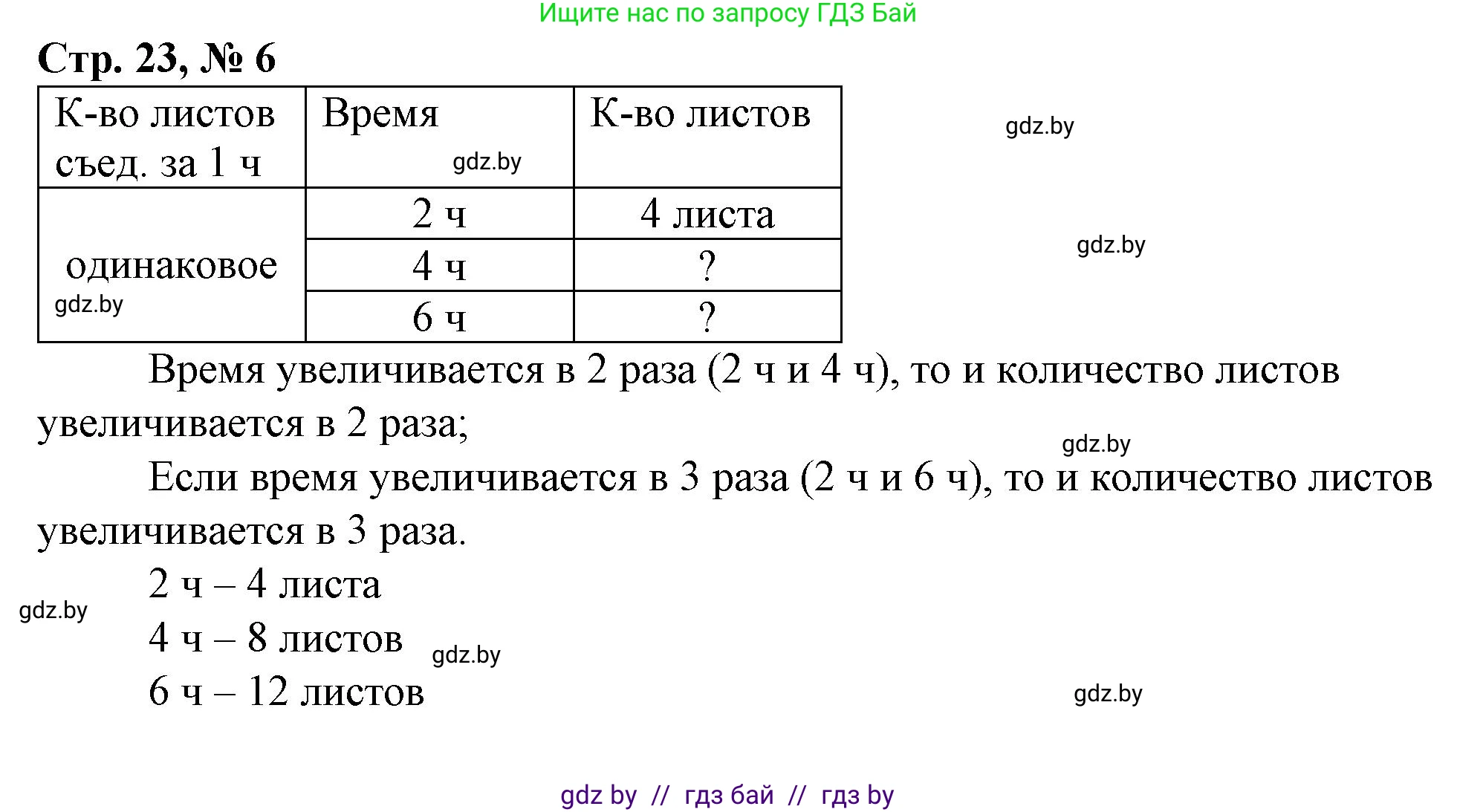 Математика, 3 класс Учебник, авторы: Муравьева Галина Леонидовна, Урбан Мария Анатольевна, издательство Национальный институт образования, Минск, 2021, оранжевого цвета, Часть 2, страница 23, номер 6, Решение 3
