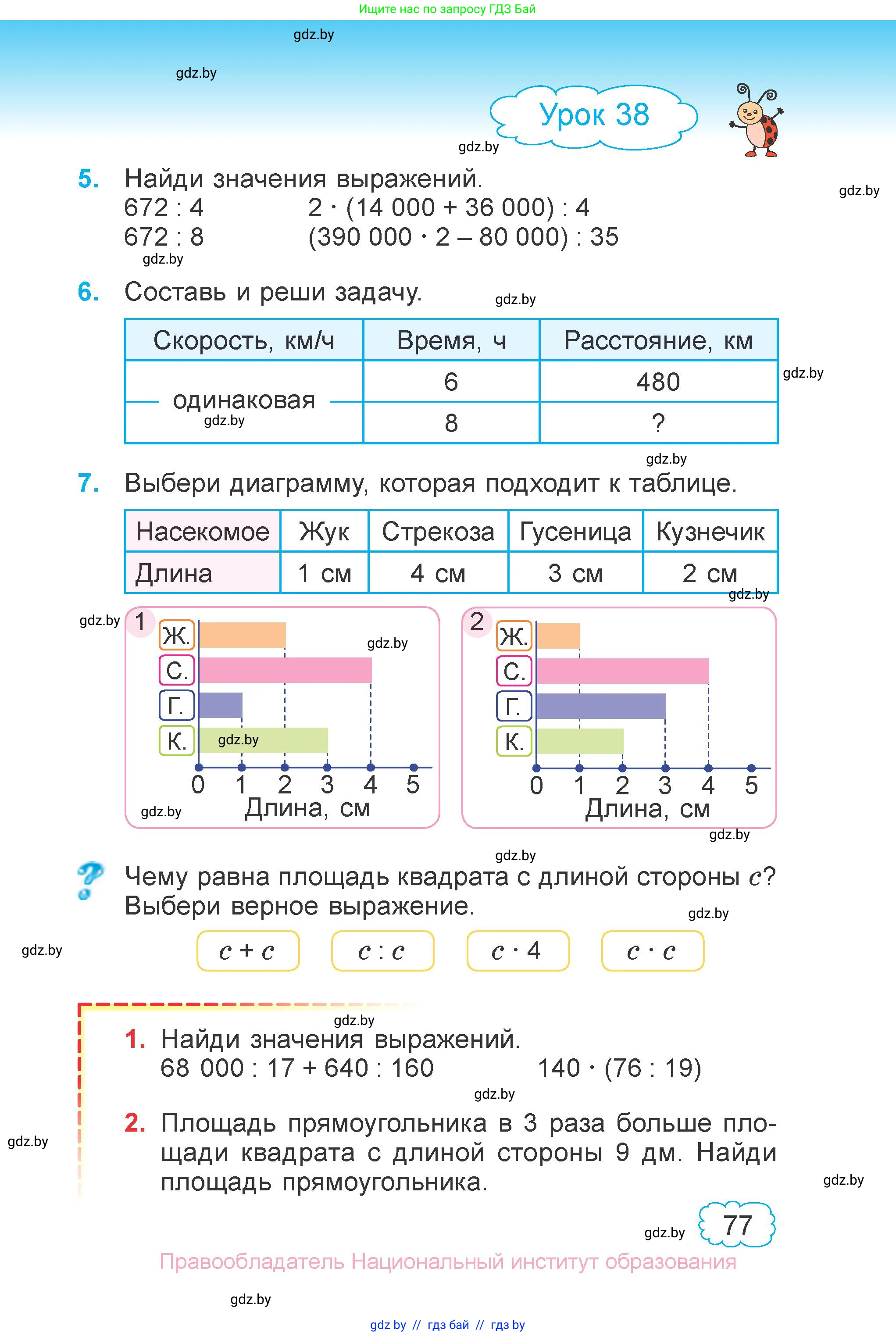 Математика, 4 класс Учебник, авторы: Муравьева Галина Леонидовна, Урбан Мария Анатольевна, издательство Национальный институт образования, Минск, 2022, розового цвета, Часть 1, страница 77
