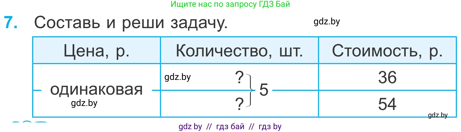 Математика, 4 класс Учебник, авторы: Муравьева Галина Леонидовна, Урбан Мария Анатольевна, издательство Национальный институт образования, Минск, 2022, розового цвета, Часть 2, страница 32, номер 7, Условие