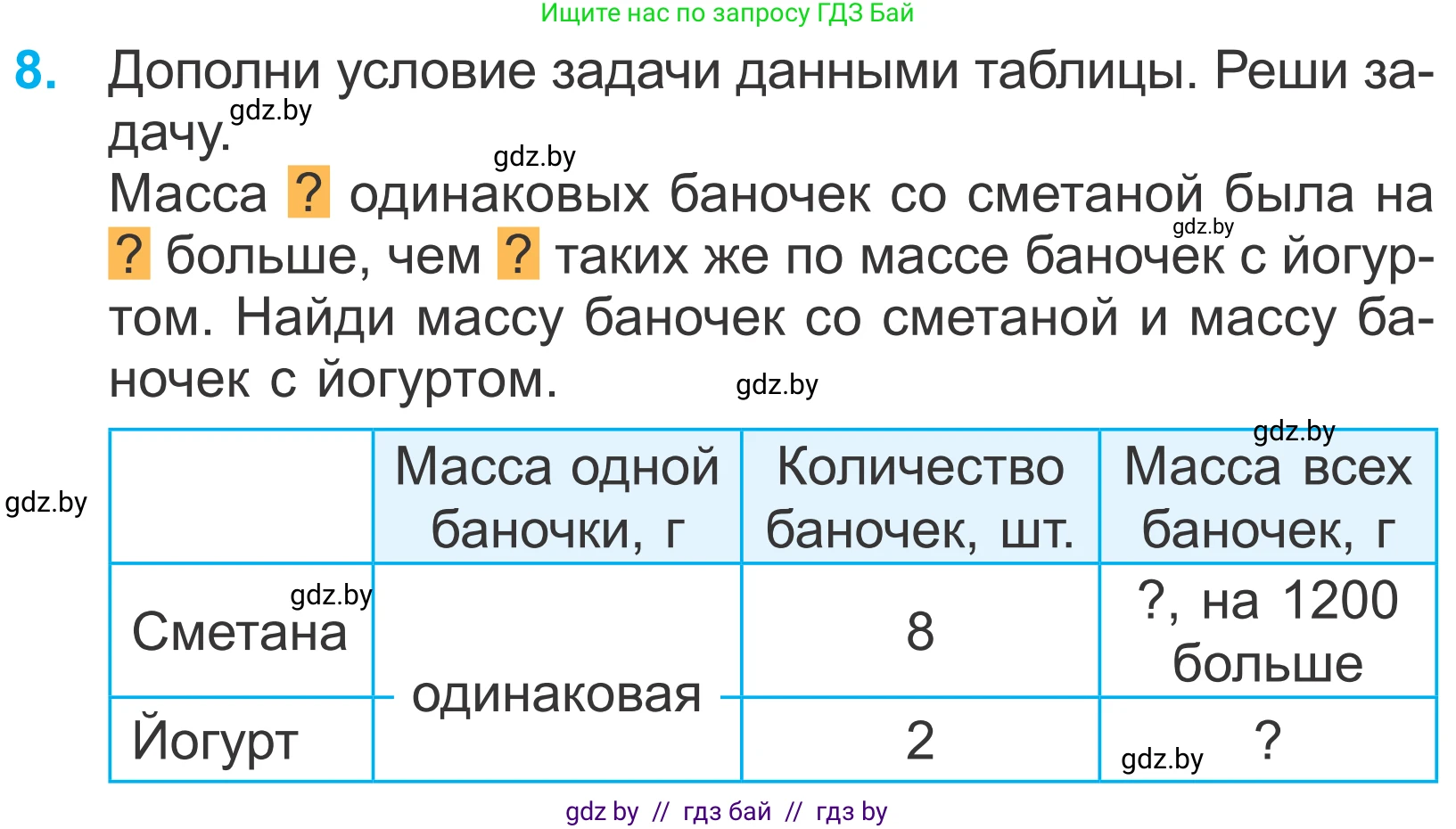 Математика, 4 класс Учебник, авторы: Муравьева Галина Леонидовна, Урбан Мария Анатольевна, издательство Национальный институт образования, Минск, 2022, розового цвета, Часть 2, страница 37, номер 8, Условие