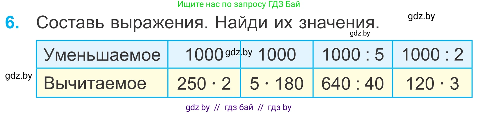 Математика, 4 класс Учебник, авторы: Муравьева Галина Леонидовна, Урбан Мария Анатольевна, издательство Национальный институт образования, Минск, 2022, розового цвета, Часть 1, страница 20, номер 6, Условие