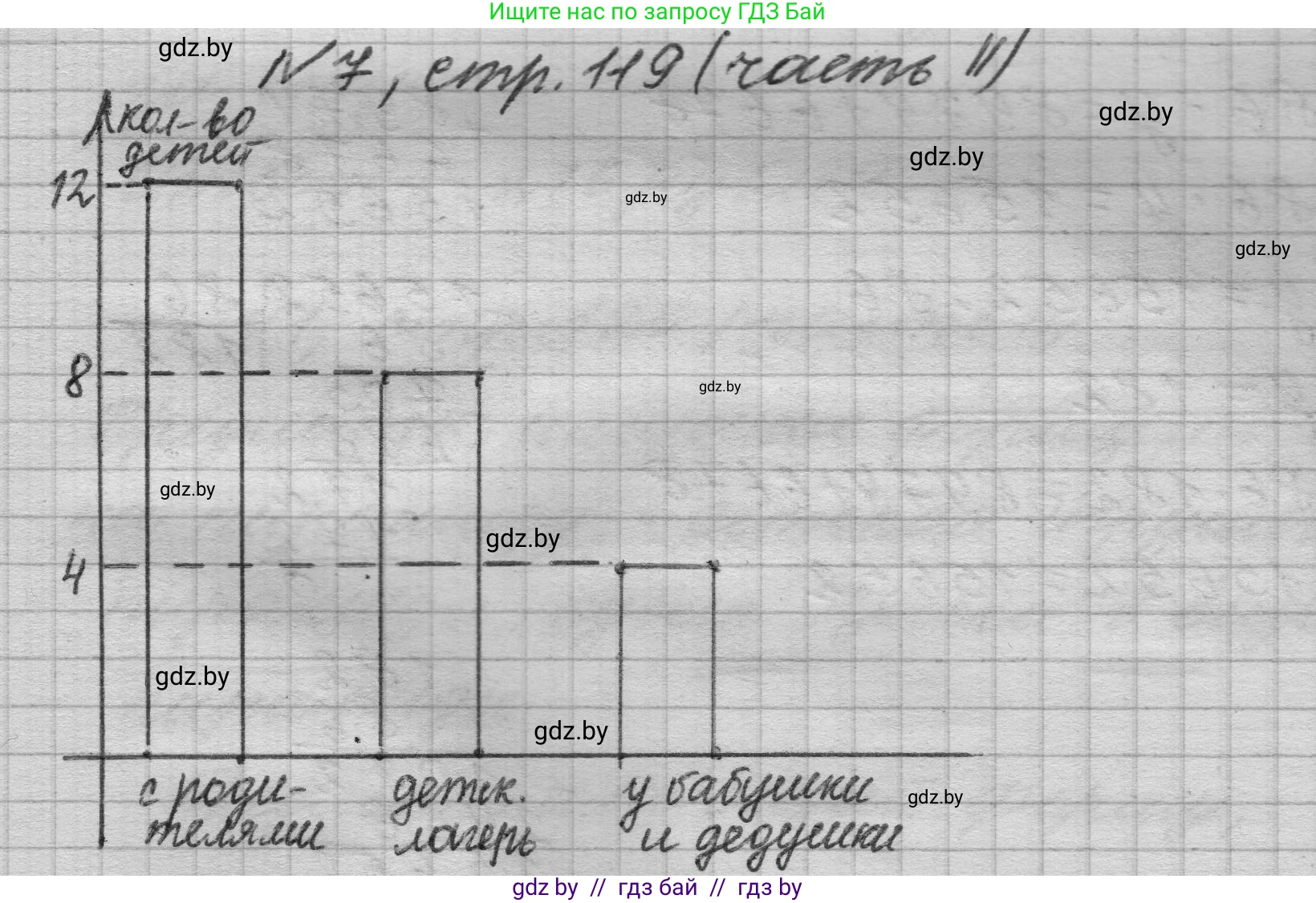 Математика, 4 класс Учебник, авторы: Муравьева Галина Леонидовна, Урбан Мария Анатольевна, издательство Национальный институт образования, Минск, 2022, розового цвета, Часть 2, страница 119, номер 7, Решение 1