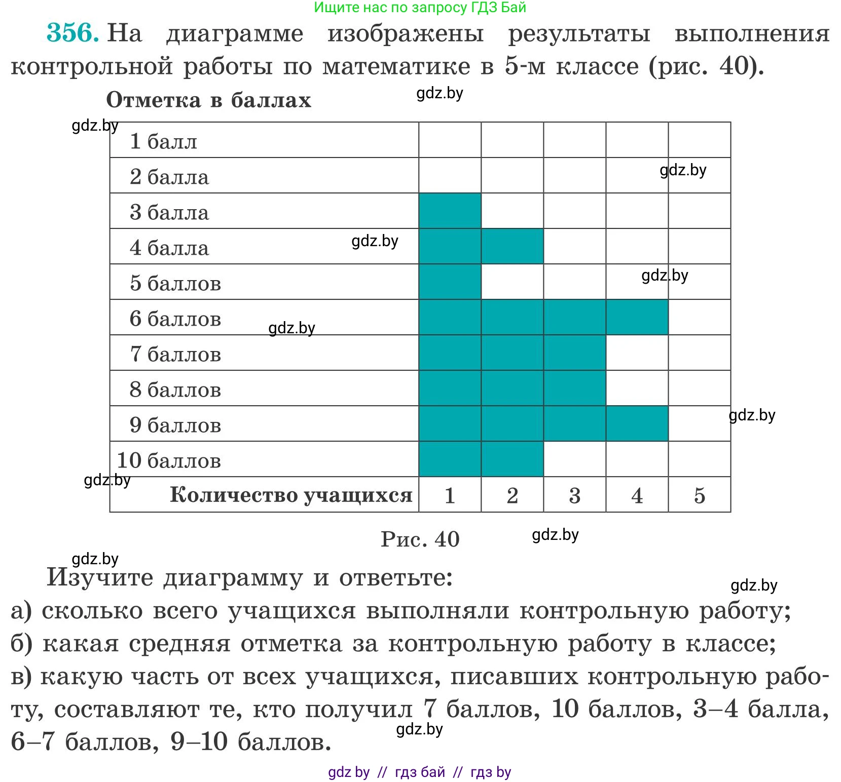 Математика, 5 класс Учебник, авторы: Герасимов Валерий Дмитриевич, Пирютко Ольга Николаевна, Лобанов Александр Павлович, издательство Адукацыя i выхаванне, Минск, 2025, белого цвета, Часть 2, страница 106, номер 356, Условие 2025