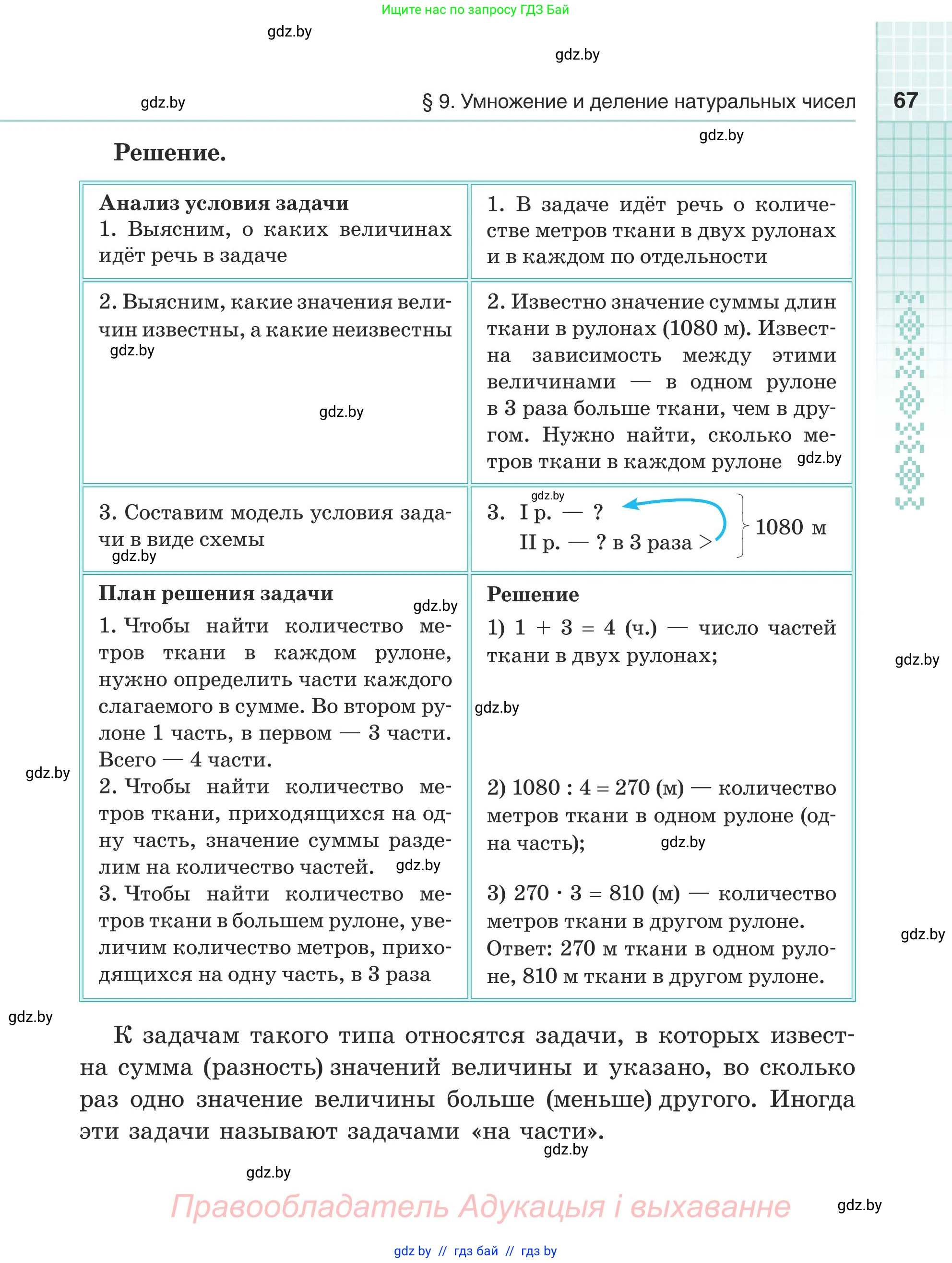 Математика, 5 класс Учебник, авторы: Герасимов Валерий Дмитриевич, Пирютко Ольга Николаевна, Лобанов Александр Павлович, издательство Адукацыя i выхаванне, Минск, 2025, белого цвета, страница 67