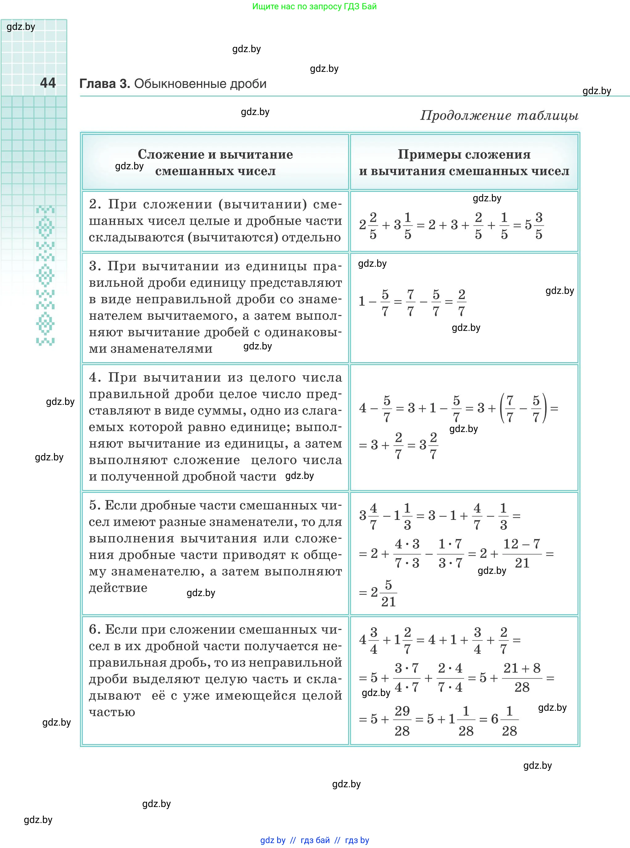 Математика, 5 класс Учебник, авторы: Герасимов Валерий Дмитриевич, Пирютко Ольга Николаевна, Лобанов Александр Павлович, издательство Адукацыя i выхаванне, Минск, 2025, белого цвета, страница 44