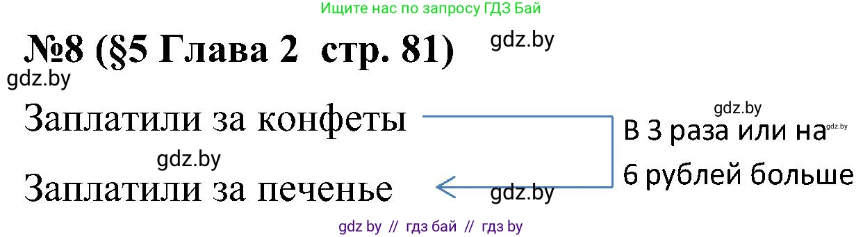 Математика, 5 класс Сборник задач, авторы: Пирютко Ольга Николаевна, Терешко Оксана Александровна, Герасимов Валерий Дмитриевич, издательство Адукацыя i выхаванне, Минск, 2019, белого цвета, страница 81, номер 8, Решение