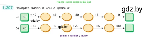 Математика, 5 класс Учебник, авторы: Виленкин Наум Яковлевич, Жохов Владимир Иванович, Чесноков Александр Семёнович, Александрова Лилия Александровна, Шварцбурд Семён Исаакович, издательство Просвещение, Москва, 2023, белого цвета, Часть 1, страница 40, номер 1.207, Условие