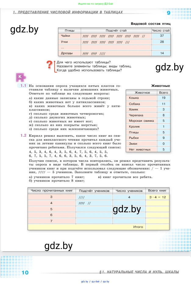 Математика, 5 класс Учебник, авторы: Виленкин Наум Яковлевич, Жохов Владимир Иванович, Чесноков Александр Семёнович, Александрова Лилия Александровна, Шварцбурд Семён Исаакович, издательство Просвещение, Москва, 2023, белого цвета, Часть 1, страница 9