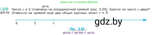Математика, 5 класс Учебник, авторы: Виленкин Наум Яковлевич, Жохов Владимир Иванович, Чесноков Александр Семёнович, Александрова Лилия Александровна, Шварцбурд Семён Исаакович, издательство Просвещение, Москва, 2023, белого цвета, Часть 2, страница 56, номер 5.320, Условие