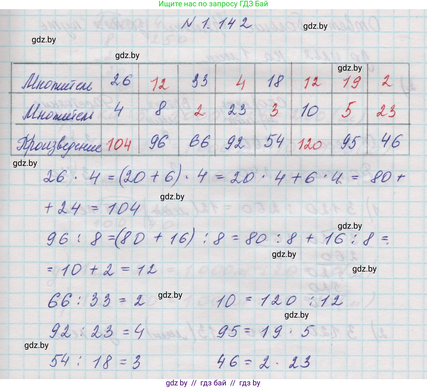 Математика, 5 класс Учебник, авторы: Виленкин Наум Яковлевич, Жохов Владимир Иванович, Чесноков Александр Семёнович, Александрова Лилия Александровна, Шварцбурд Семён Исаакович, издательство Просвещение, Москва, 2023, белого цвета, Часть 1, страница 30, номер 1.142, Решение 1