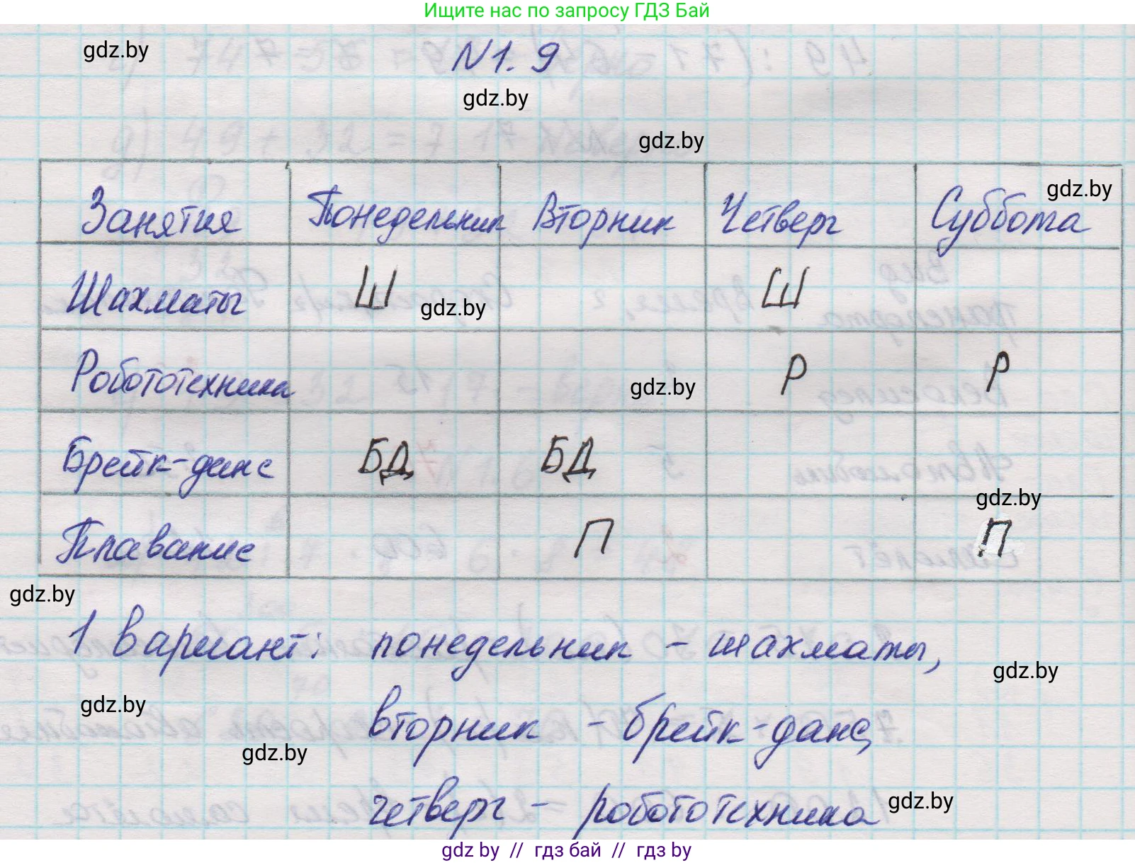Математика, 5 класс Учебник, авторы: Виленкин Наум Яковлевич, Жохов Владимир Иванович, Чесноков Александр Семёнович, Александрова Лилия Александровна, Шварцбурд Семён Исаакович, издательство Просвещение, Москва, 2023, белого цвета, Часть 1, страница 11, номер 1.9, Решение 1