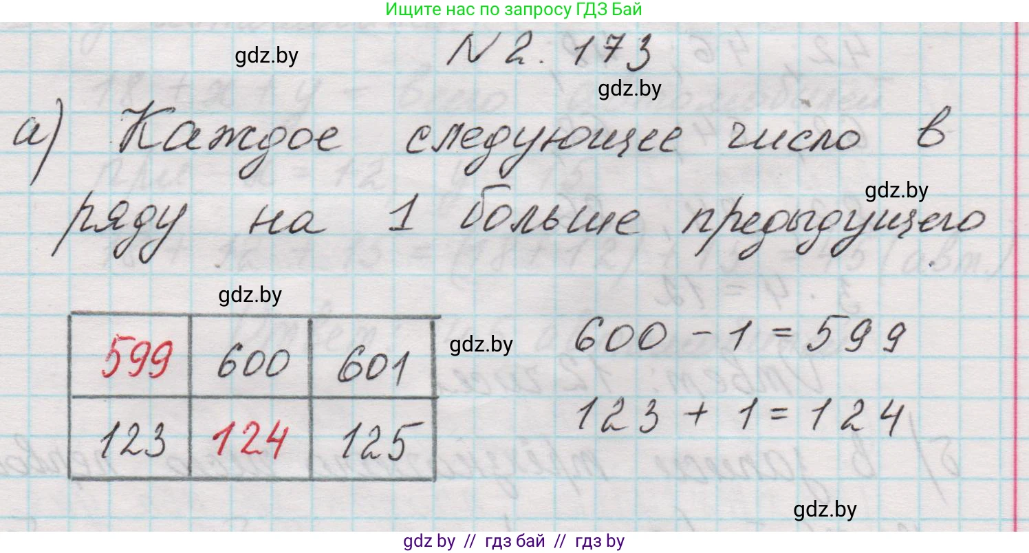 Математика, 5 класс Учебник, авторы: Виленкин Наум Яковлевич, Жохов Владимир Иванович, Чесноков Александр Семёнович, Александрова Лилия Александровна, Шварцбурд Семён Исаакович, издательство Просвещение, Москва, 2023, белого цвета, Часть 1, страница 66, номер 2.173, Решение 1