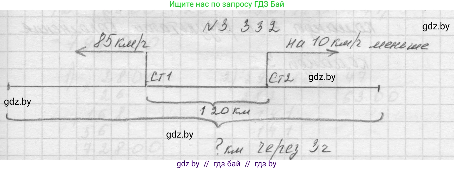 Математика, 5 класс Учебник, авторы: Виленкин Наум Яковлевич, Жохов Владимир Иванович, Чесноков Александр Семёнович, Александрова Лилия Александровна, Шварцбурд Семён Исаакович, издательство Просвещение, Москва, 2023, белого цвета, Часть 1, страница 117, номер 3.332, Решение 1