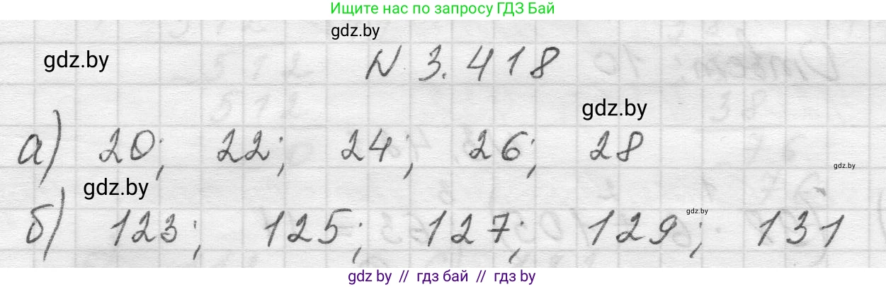 Математика, 5 класс Учебник, авторы: Виленкин Наум Яковлевич, Жохов Владимир Иванович, Чесноков Александр Семёнович, Александрова Лилия Александровна, Шварцбурд Семён Исаакович, издательство Просвещение, Москва, 2023, белого цвета, Часть 1, страница 128, номер 3.418, Решение 1