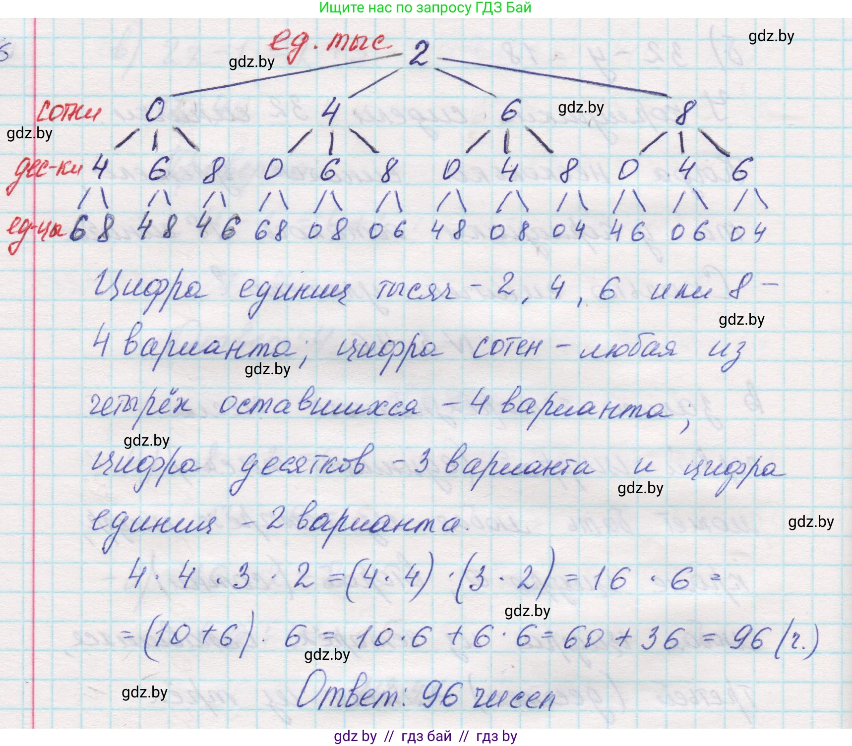 Математика, 5 класс Учебник, авторы: Виленкин Наум Яковлевич, Жохов Владимир Иванович, Чесноков Александр Семёнович, Александрова Лилия Александровна, Шварцбурд Семён Исаакович, издательство Просвещение, Москва, 2023, белого цвета, Часть 1, страница 84, номер 3.46, Решение 1 (продолжение 2)