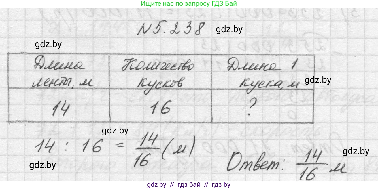 Математика, 5 класс Учебник, авторы: Виленкин Наум Яковлевич, Жохов Владимир Иванович, Чесноков Александр Семёнович, Александрова Лилия Александровна, Шварцбурд Семён Исаакович, издательство Просвещение, Москва, 2023, белого цвета, Часть 2, страница 41, номер 5.238, Решение 1