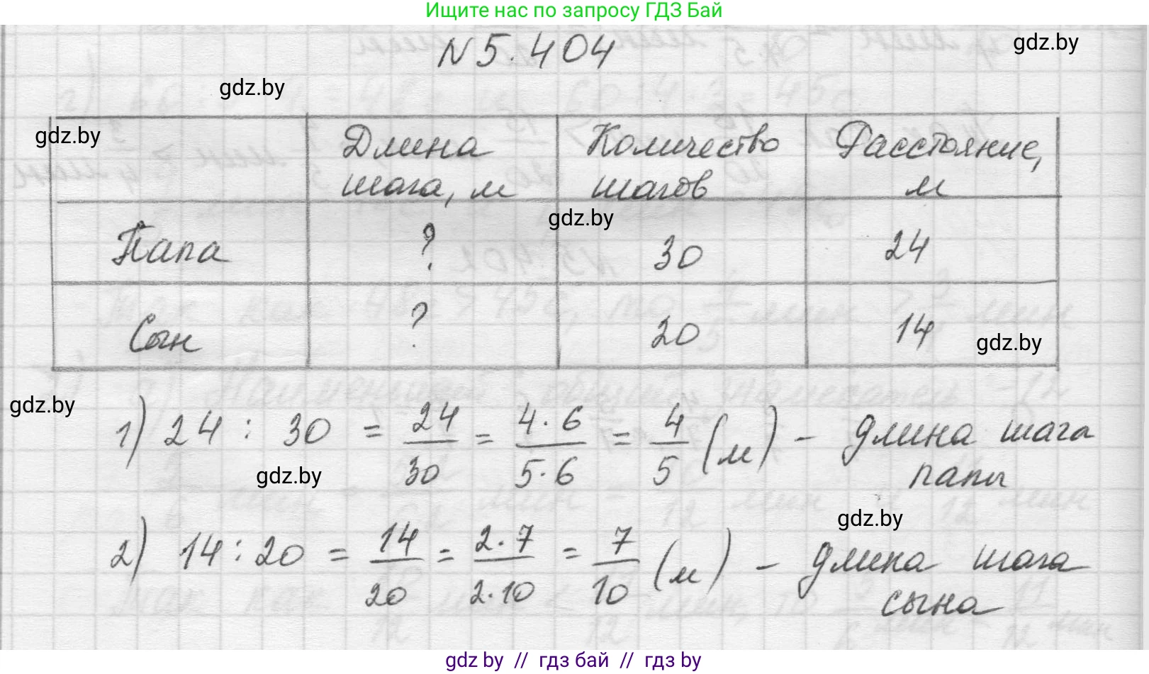 Математика, 5 класс Учебник, авторы: Виленкин Наум Яковлевич, Жохов Владимир Иванович, Чесноков Александр Семёнович, Александрова Лилия Александровна, Шварцбурд Семён Исаакович, издательство Просвещение, Москва, 2023, белого цвета, Часть 2, страница 67, номер 5.404, Решение 1