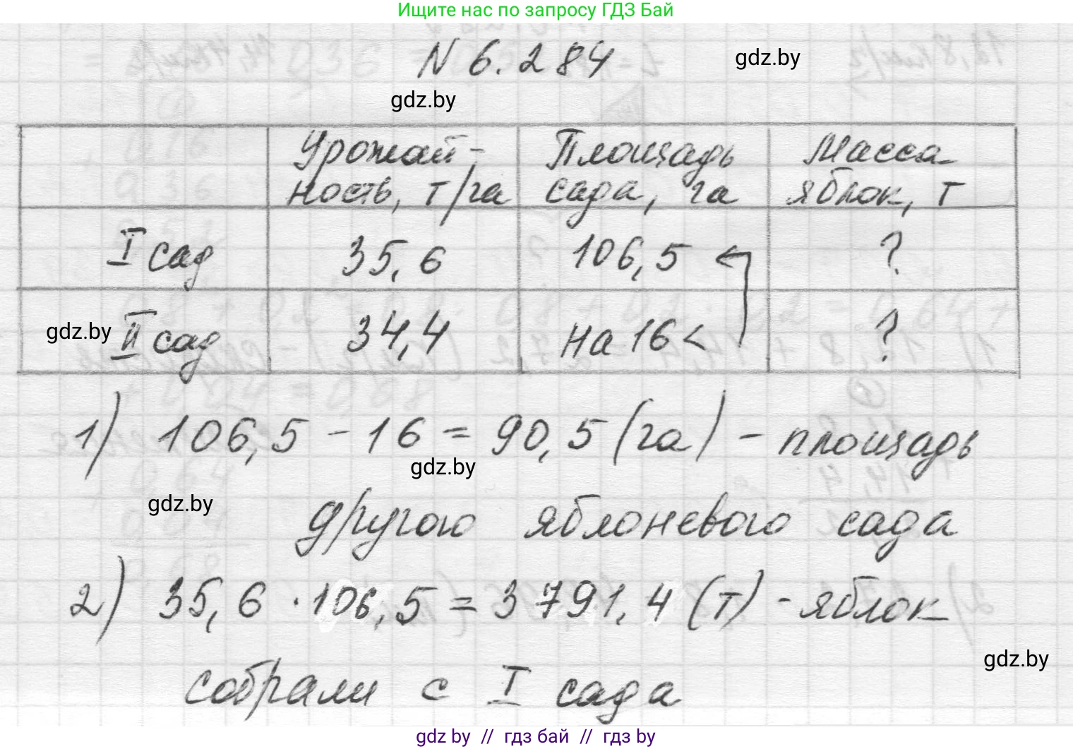 Математика, 5 класс Учебник, авторы: Виленкин Наум Яковлевич, Жохов Владимир Иванович, Чесноков Александр Семёнович, Александрова Лилия Александровна, Шварцбурд Семён Исаакович, издательство Просвещение, Москва, 2023, белого цвета, Часть 2, страница 132, номер 6.284, Решение 1