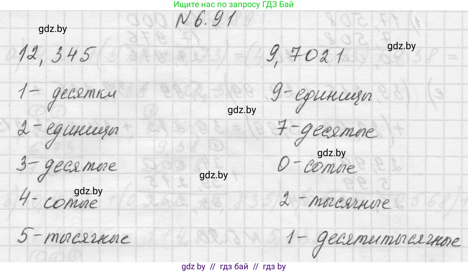 Математика, 5 класс Учебник, авторы: Виленкин Наум Яковлевич, Жохов Владимир Иванович, Чесноков Александр Семёнович, Александрова Лилия Александровна, Шварцбурд Семён Исаакович, издательство Просвещение, Москва, 2023, белого цвета, Часть 2, страница 106, номер 6.91, Решение 1
