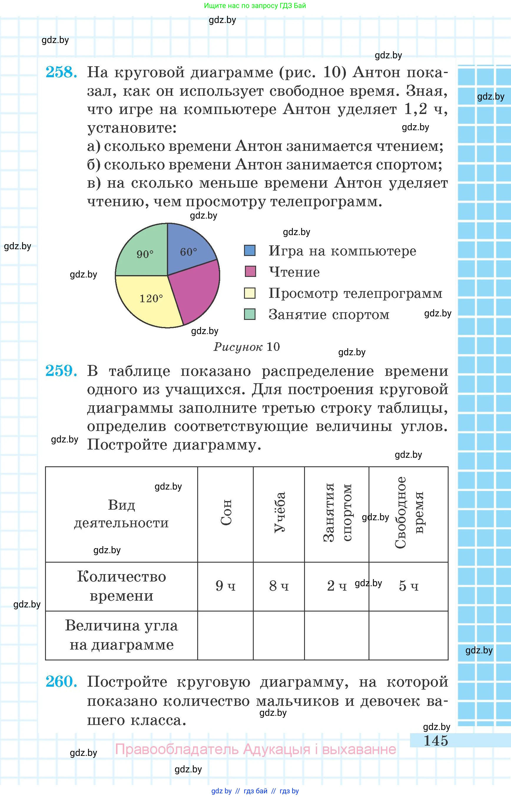 Математика, 6 класс Учебник, авторы: Герасимов Валерий Дмитриевич, Пирютко Ольга Николаевна, издательство Адукацыя i выхаванне, Минск, 2022, белого цвета, страница 145