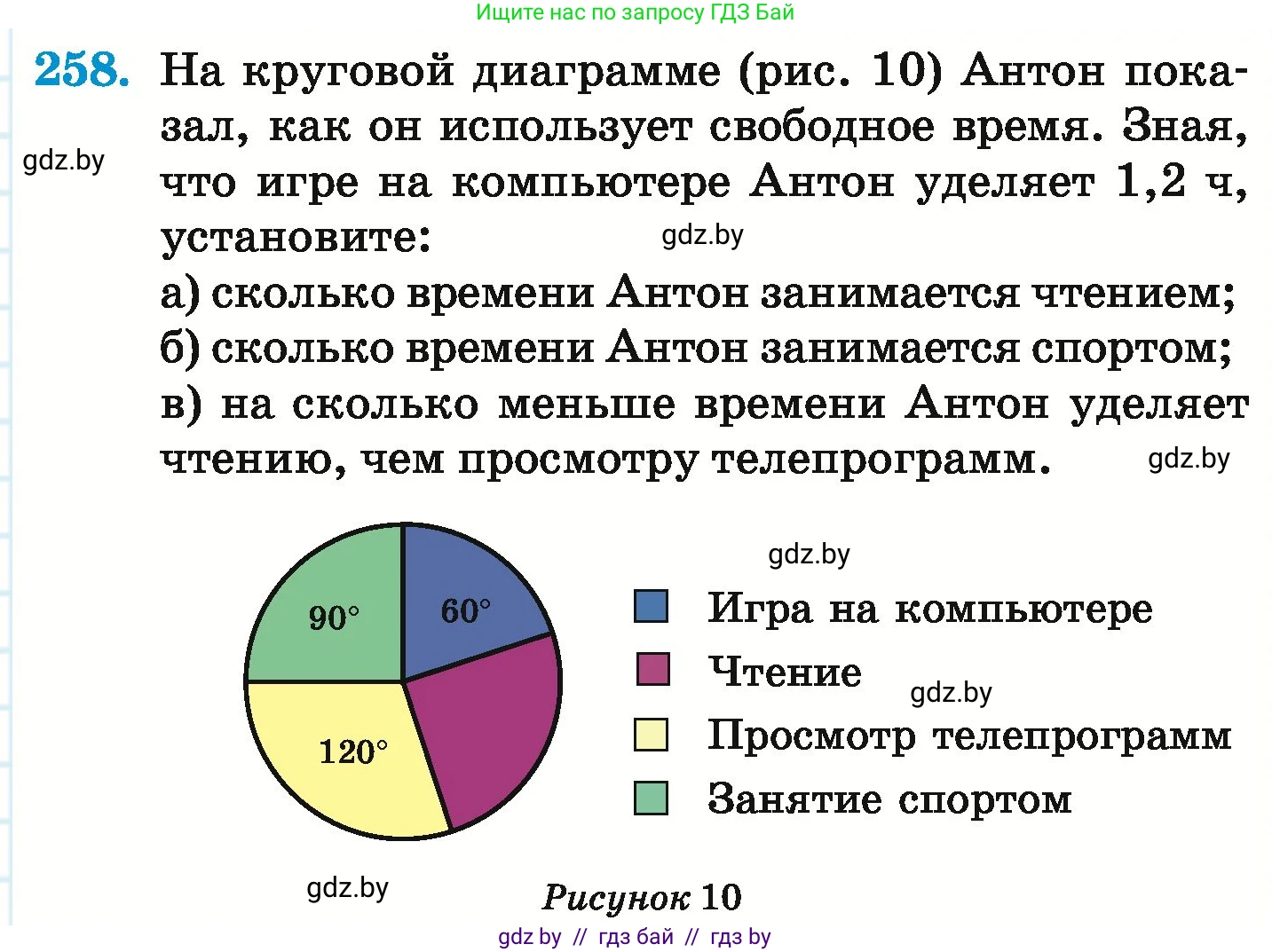 Математика, 6 класс Учебник, авторы: Герасимов Валерий Дмитриевич, Пирютко Ольга Николаевна, издательство Адукацыя i выхаванне, Минск, 2022, белого цвета, страница 145, номер 258, Условие