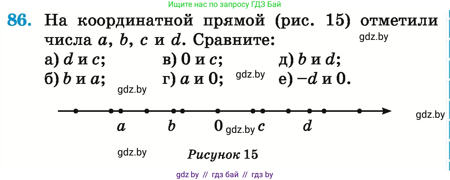 Математика, 6 класс Учебник, авторы: Герасимов Валерий Дмитриевич, Пирютко Ольга Николаевна, издательство Адукацыя i выхаванне, Минск, 2022, белого цвета, страница 195, номер 86, Условие
