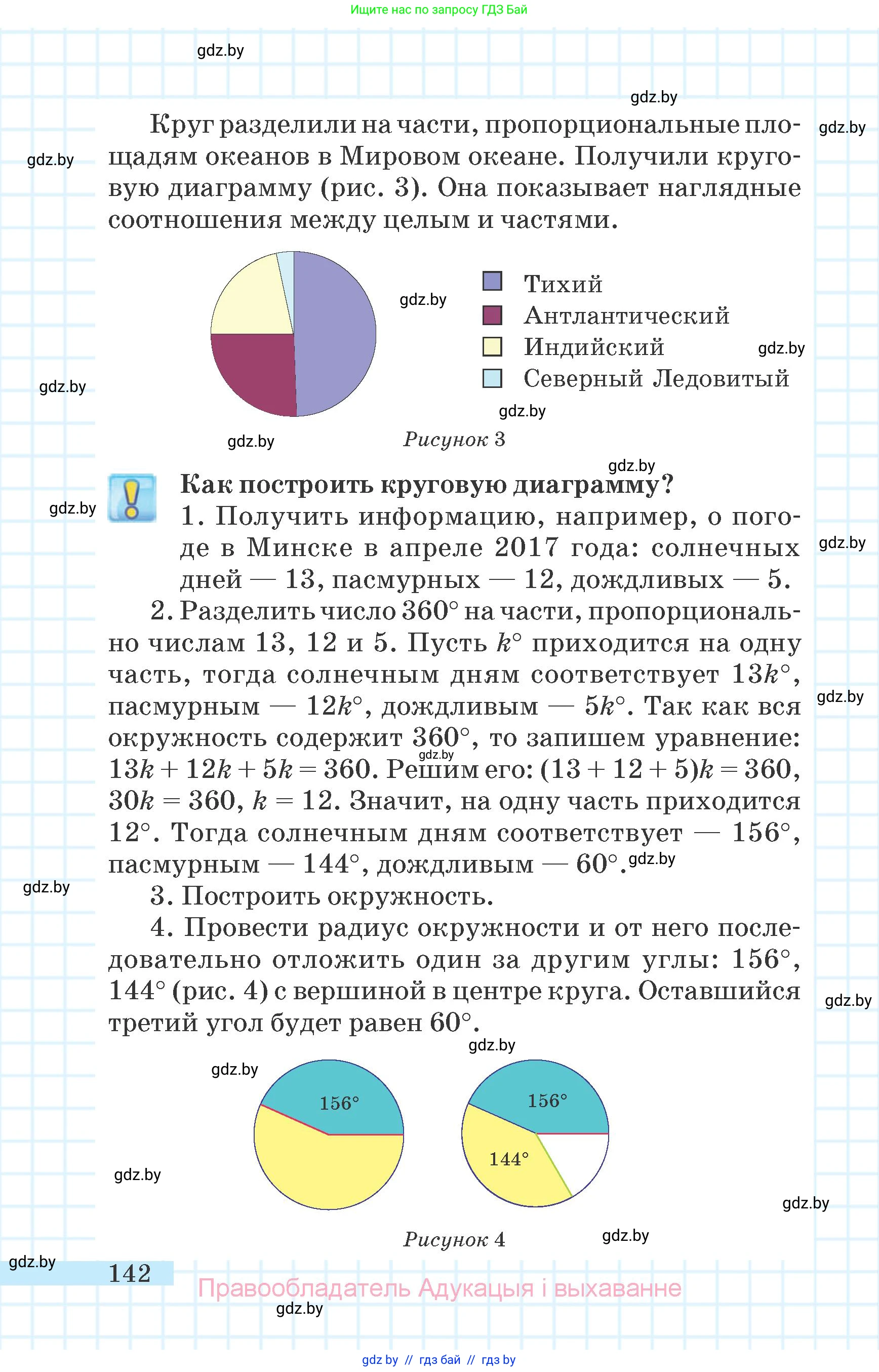 Математика, 6 класс Учебник, авторы: Герасимов Валерий Дмитриевич, Пирютко Ольга Николаевна, издательство Адукацыя i выхаванне, Минск, 2022, белого цвета, страница 142