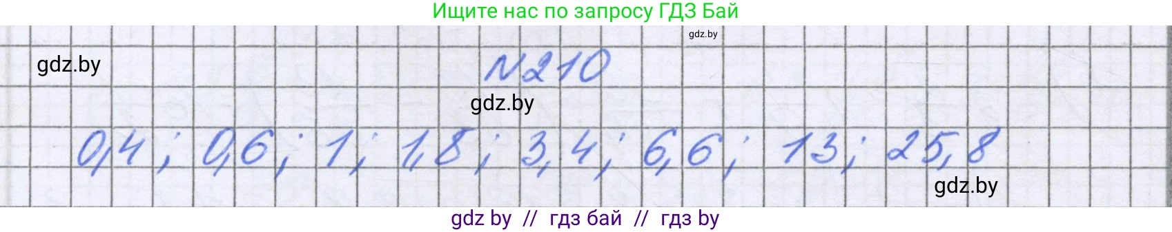 Математика, 6 класс Учебник, авторы: Герасимов Валерий Дмитриевич, Пирютко Ольга Николаевна, издательство Адукацыя i выхаванне, Минск, 2022, белого цвета, страница 47, номер 210, Решение