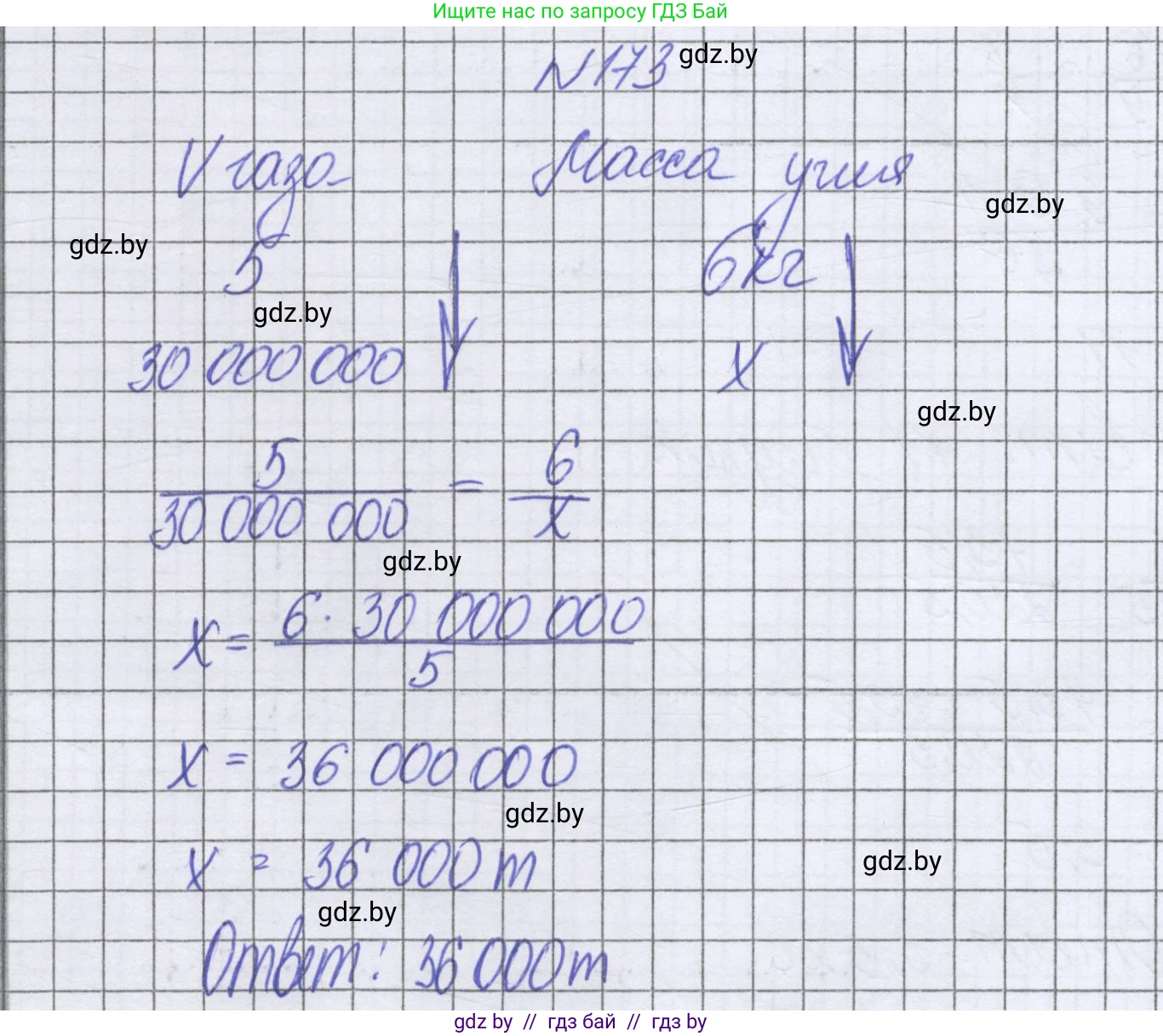 Математика, 6 класс Учебник, авторы: Герасимов Валерий Дмитриевич, Пирютко Ольга Николаевна, издательство Адукацыя i выхаванне, Минск, 2022, белого цвета, страница 128, номер 173, Решение