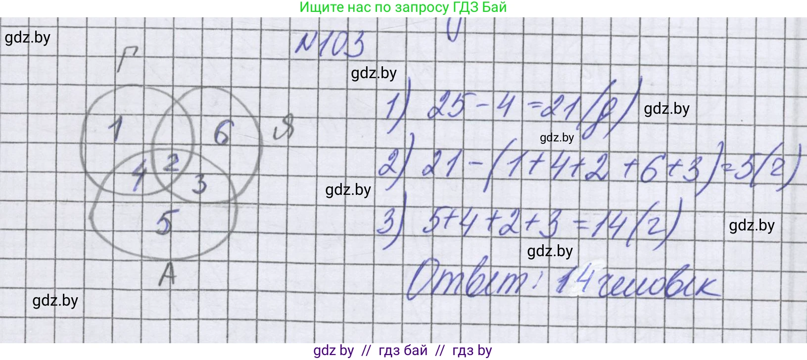 Математика, 6 класс Учебник, авторы: Герасимов Валерий Дмитриевич, Пирютко Ольга Николаевна, издательство Адукацыя i выхаванне, Минск, 2022, белого цвета, страница 173, номер 103, Решение
