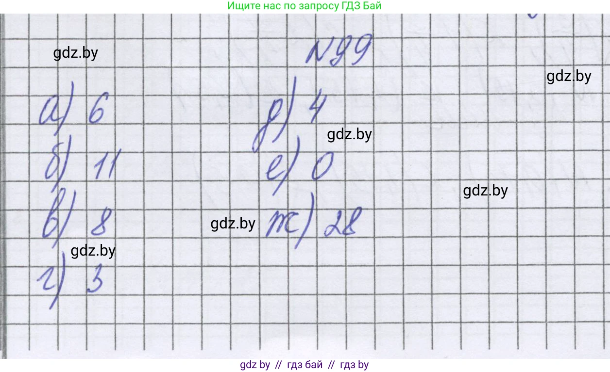 Математика, 6 класс Учебник, авторы: Герасимов Валерий Дмитриевич, Пирютко Ольга Николаевна, издательство Адукацыя i выхаванне, Минск, 2022, белого цвета, страница 172, номер 99, Решение