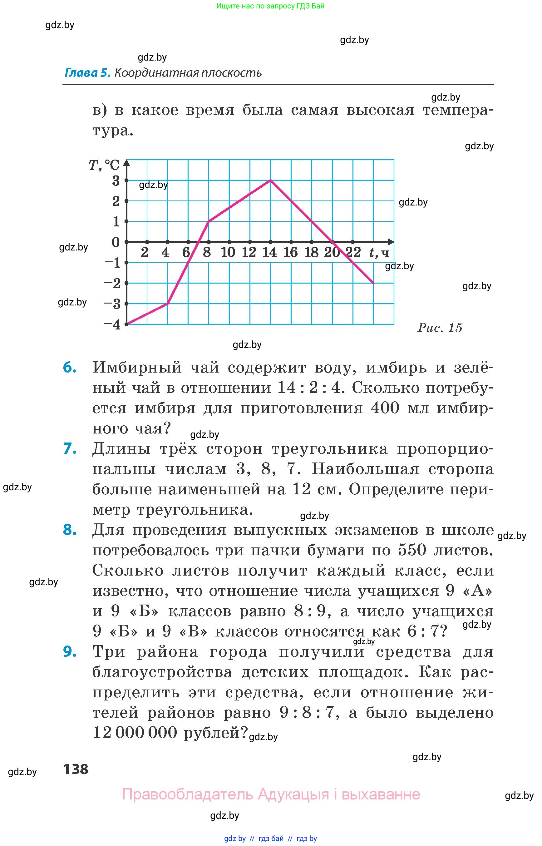 Математика, 6 класс Сборник задач, авторы: Пирютко Ольга Николаевна, Терешко Оксана Александровна, издательство Адукацыя i выхаванне, Минск, 2020, салатового цвета, страница 138