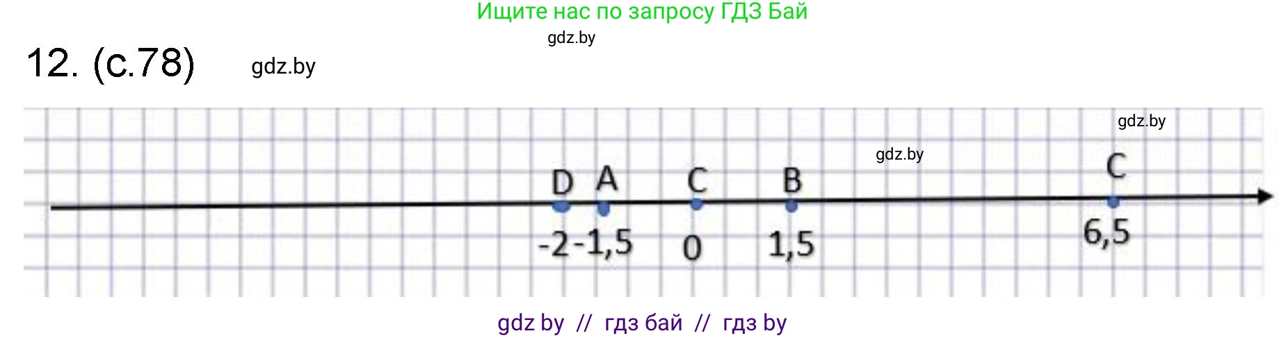 Математика, 6 класс Сборник задач, авторы: Пирютко Ольга Николаевна, Терешко Оксана Александровна, издательство Адукацыя i выхаванне, Минск, 2020, салатового цвета, страница 78, номер 12, Решение