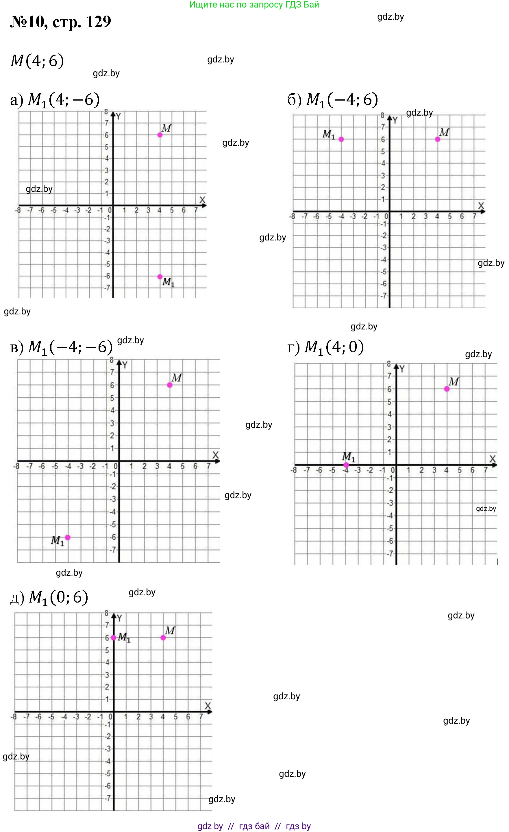 Математика, 6 класс Сборник задач, авторы: Пирютко Ольга Николаевна, Терешко Оксана Александровна, издательство Адукацыя i выхаванне, Минск, 2020, салатового цвета, страница 129, номер 10, Решение