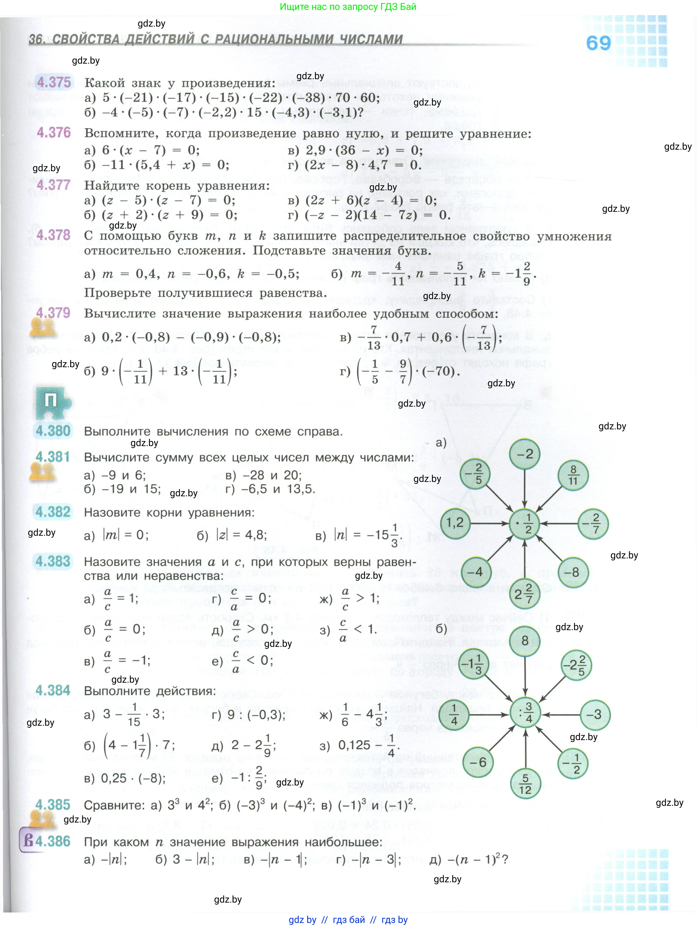 Математика, 6 класс Учебник, авторы: Виленкин Наум Яковлевич, Жохов Владимир Иванович, Чесноков Александр Семёнович, Александрова Лилия Александровна, Шварцбурд Семён Исаакович, издательство Просвещение, Москва, 2023, белого цвета, Часть 2, страница 69