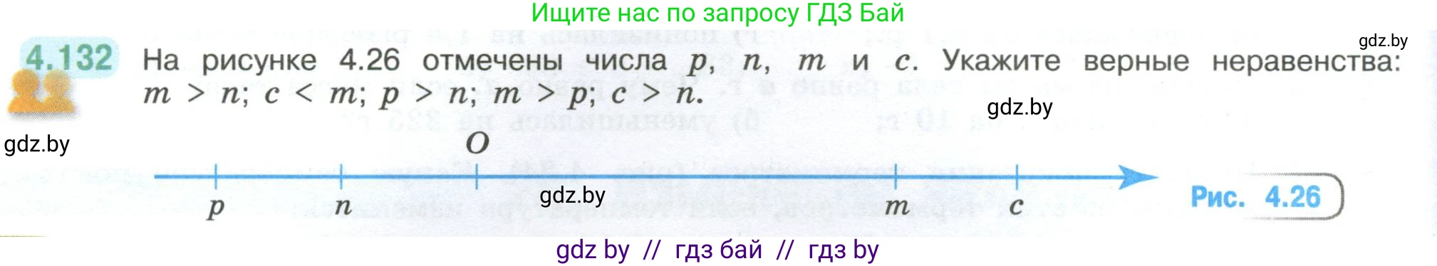 Математика, 6 класс Учебник, авторы: Виленкин Наум Яковлевич, Жохов Владимир Иванович, Чесноков Александр Семёнович, Александрова Лилия Александровна, Шварцбурд Семён Исаакович, издательство Просвещение, Москва, 2023, белого цвета, Часть 2, страница 30, номер 4.132, Условие