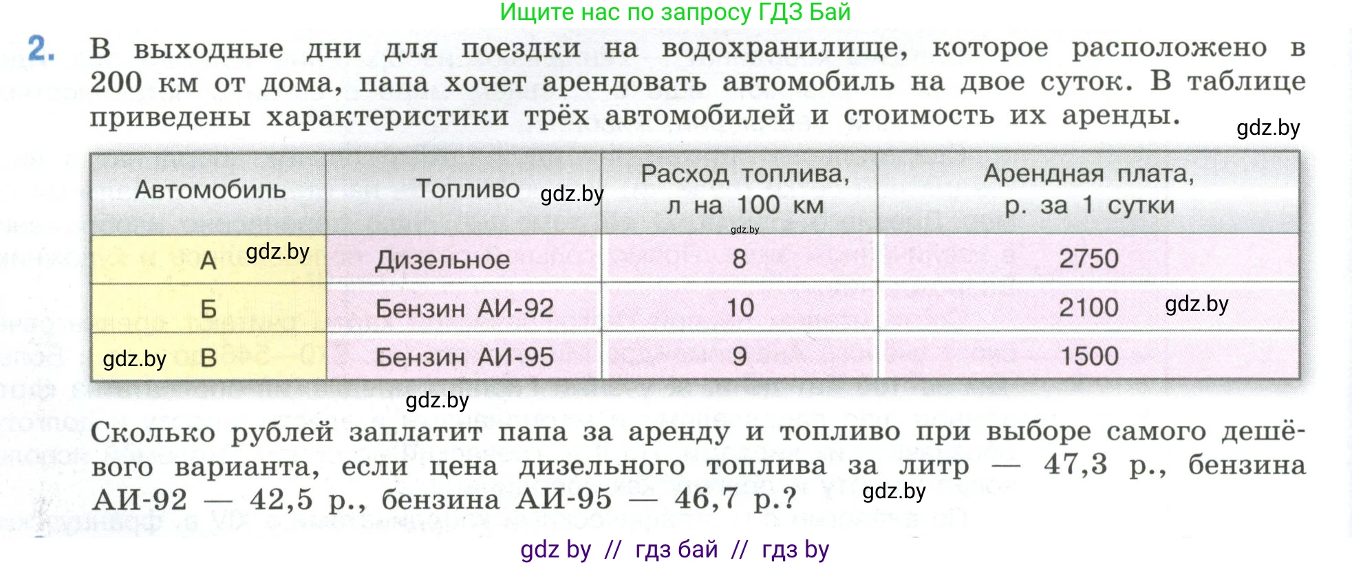 Математика, 6 класс Учебник, авторы: Виленкин Наум Яковлевич, Жохов Владимир Иванович, Чесноков Александр Семёнович, Александрова Лилия Александровна, Шварцбурд Семён Исаакович, издательство Просвещение, Москва, 2023, белого цвета, Часть 2, страница 120, номер 2, Условие