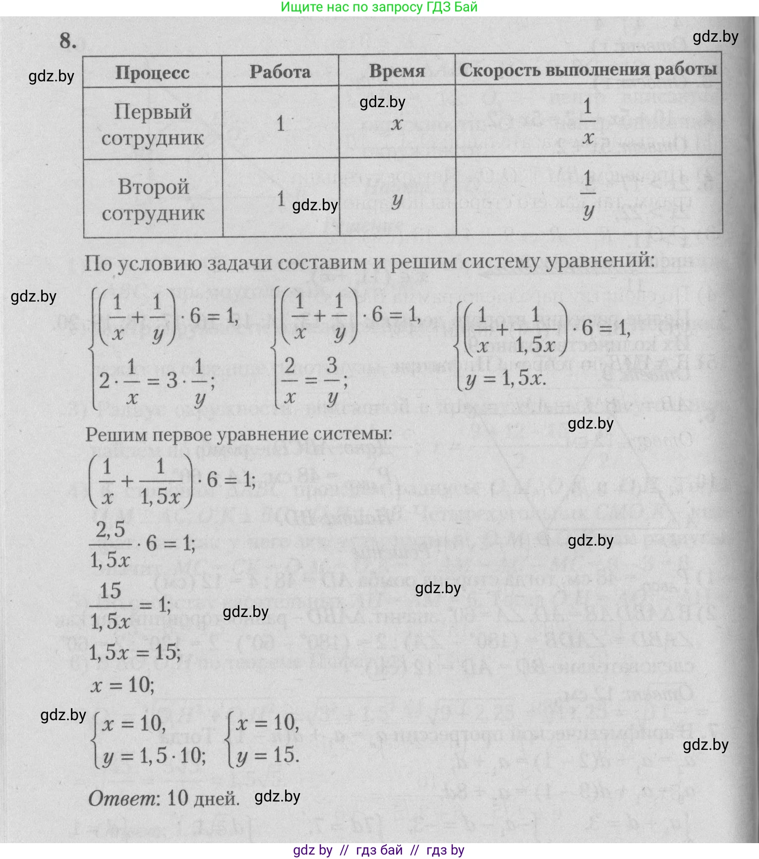 Математика, 9 класс сборник заданий для выпускного экзамена, авторы: Беняш-Кривец Валерий Вацлавович, Цыбулько Оксана Евгеньевна, Пирютко Ольга Николаевна, Казаков Валерий Владимирович, издательство Академия образования, Минск, 2024, страница 79, номер 8, Решение 1 2026