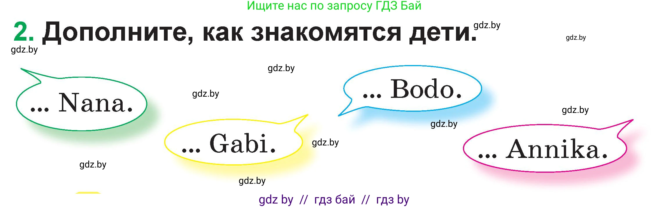 Немецкий язык (Deutsch), 3 класс Учебник (Schülerbuch), авторы: Будько Антонина Филипповна (Budjko Antonina), Урбанович Инна Ювинальевна (Urbanowitsch Ina), издательство Вышэйшая школа, Минск, 2018, бирюзового цвета, Часть 1, страница 17, номер 2, Условие