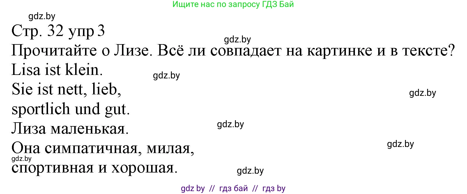 Немецкий язык (Deutsch), 3 класс Учебник (Schülerbuch), авторы: Будько Антонина Филипповна (Budjko Antonina), Урбанович Инна Ювинальевна (Urbanowitsch Ina), издательство Вышэйшая школа, Минск, 2018, бирюзового цвета, Часть 1, страница 32, номер 13, Решение