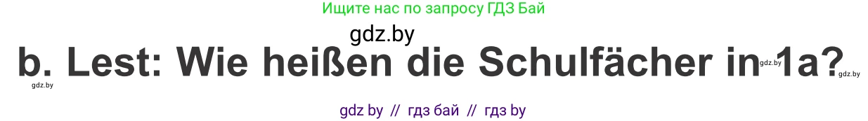 Немецкий язык (Deutsch), 4 класс Учебник (Schülerbuch), авторы: Будько Антонина Филипповна (Budjko Antonina), Урбанович Инна Ювинальевна (Urbanowitsch Ina), издательство Вышэйшая школа, Минск, 2019, жёлтого цвета, Часть 1, страница 12, номер 1b, Условие